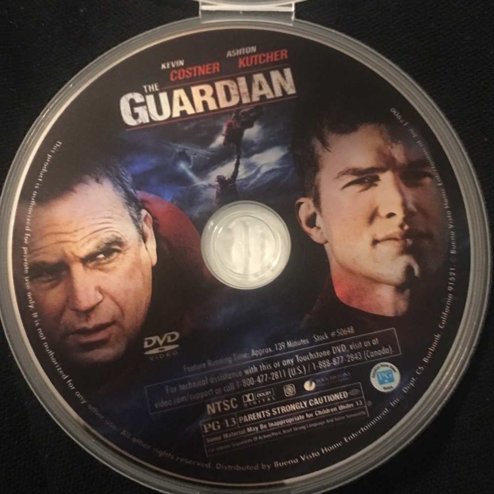 The Guardian DVD **Bundle 3 for $5**